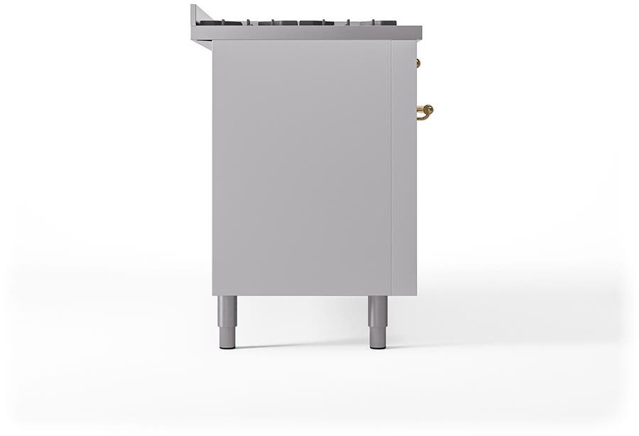 Ilve UP60FQNMPWHGLP White With Brass Trim, Lp