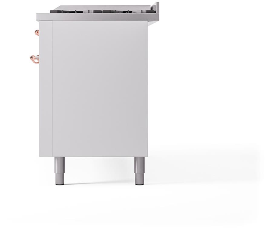 Ilve UP60FQNMPWHPLP White With Copper Trim, Lp