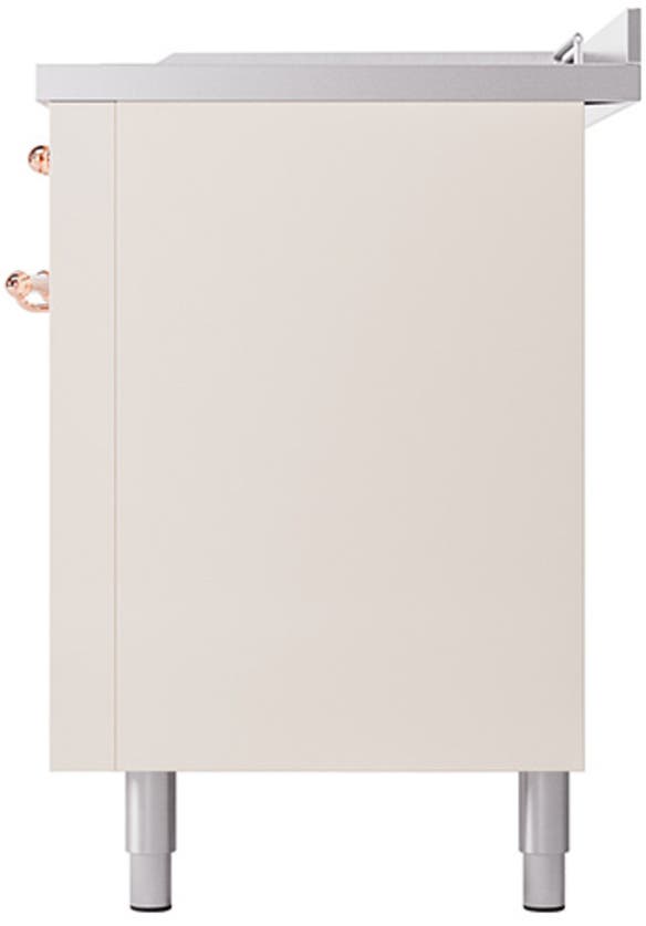 Ilve UP60FNMPAWPLP Antique White With Copper Trim, Lp