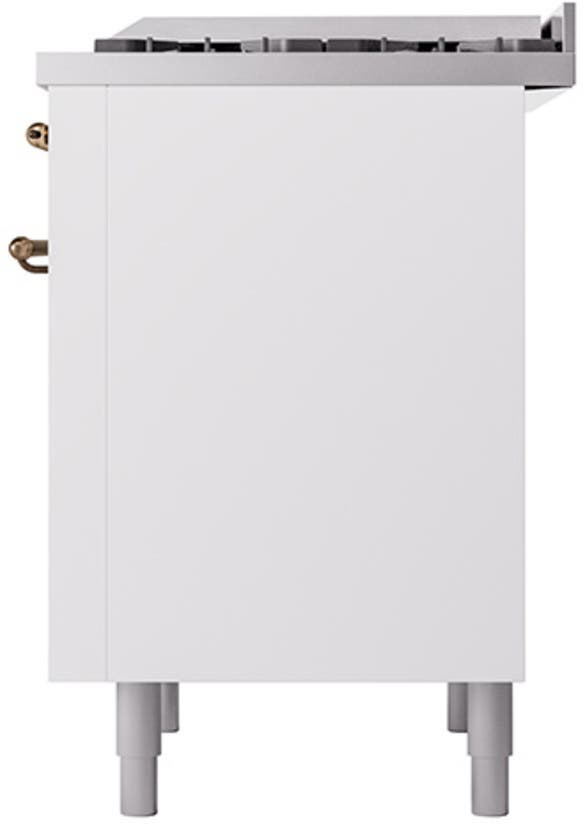 Ilve UP36FQNMPWHB White With Bronze Trim