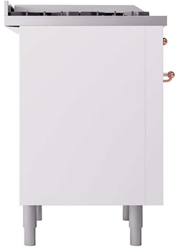 Ilve UP36FQNMPWHPLP White With Copper Trim, Lp