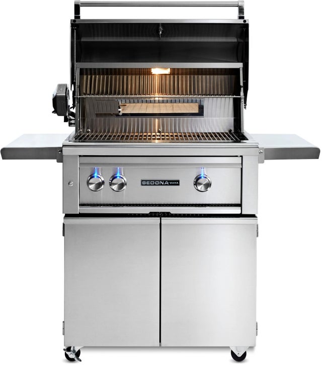 Lynx L500PSFRLP 30 Inch Freestanding Gas Grill with Standard and I...