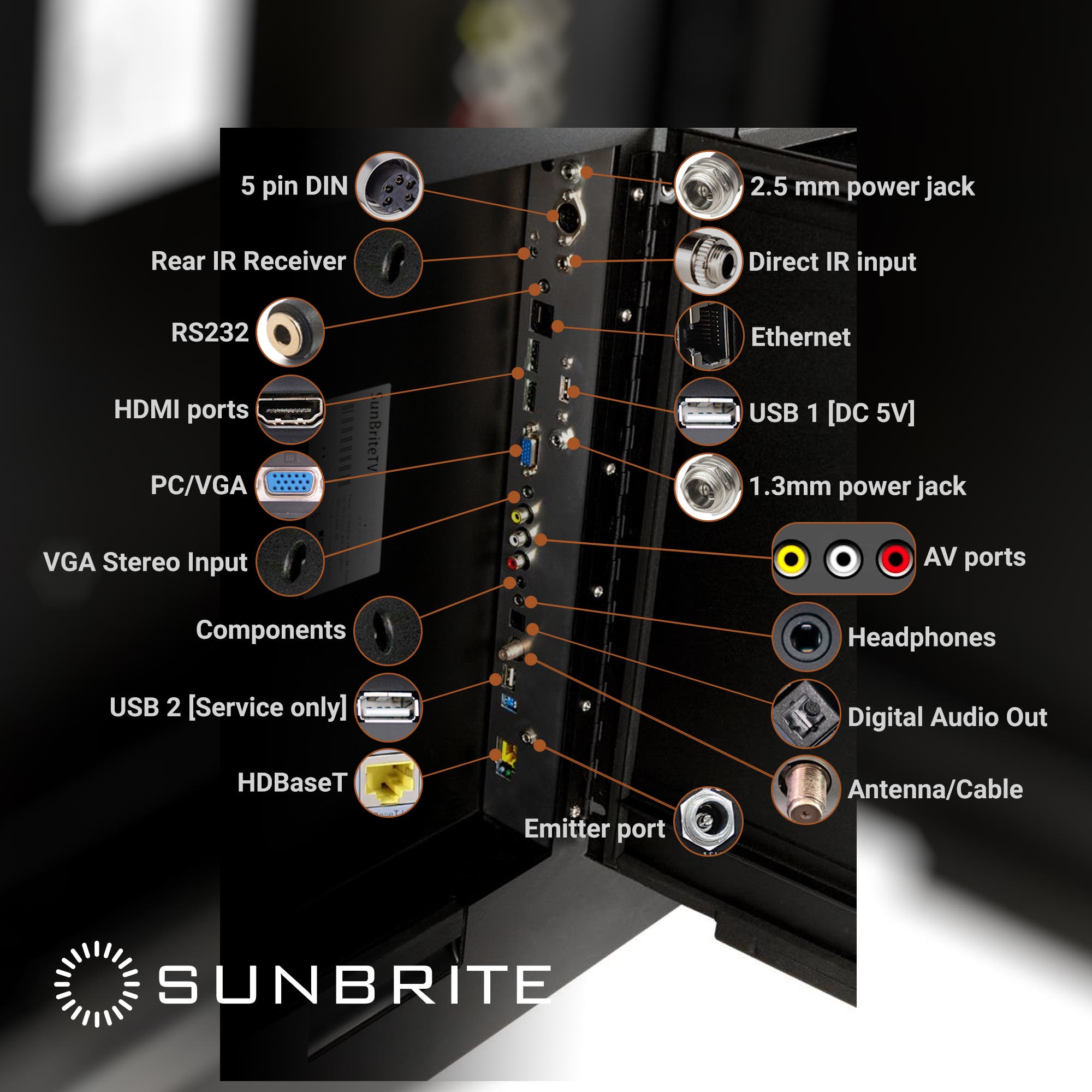 SunBrite TV SBP2654KWH White