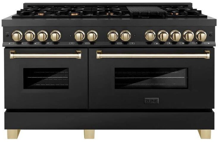 Zline RABZ60G Autograph Edition 60 Inch Pro-Style Double Oven Du...