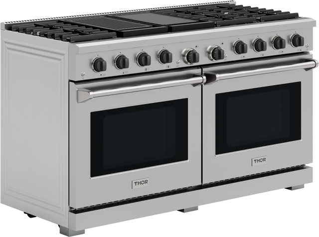 Thor LRG60ELP 60" 9.6 cu. ft. Professional Natural Gas Range wit...