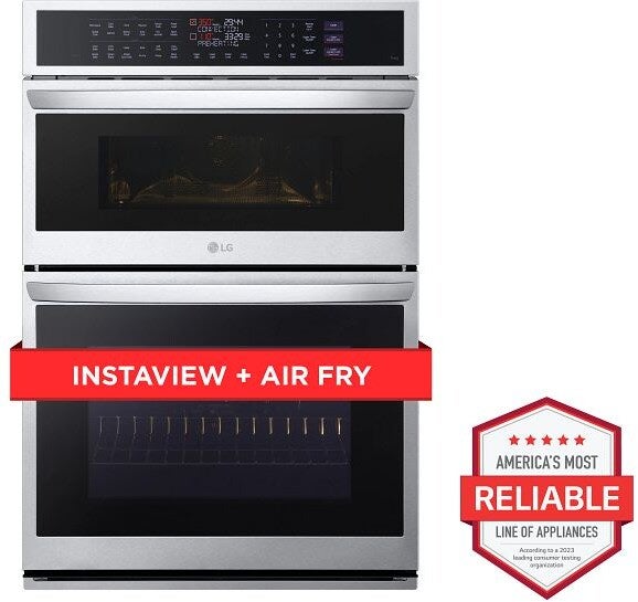 LG WCEP6427F 30 Inch Built-In Smart Combination Wall Oven with ...