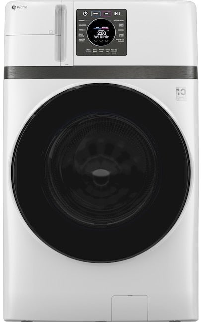 GE PFQ83HSHWWW GE Profile 4.6 Cu. Ft. Frontload All-In-One Washer...