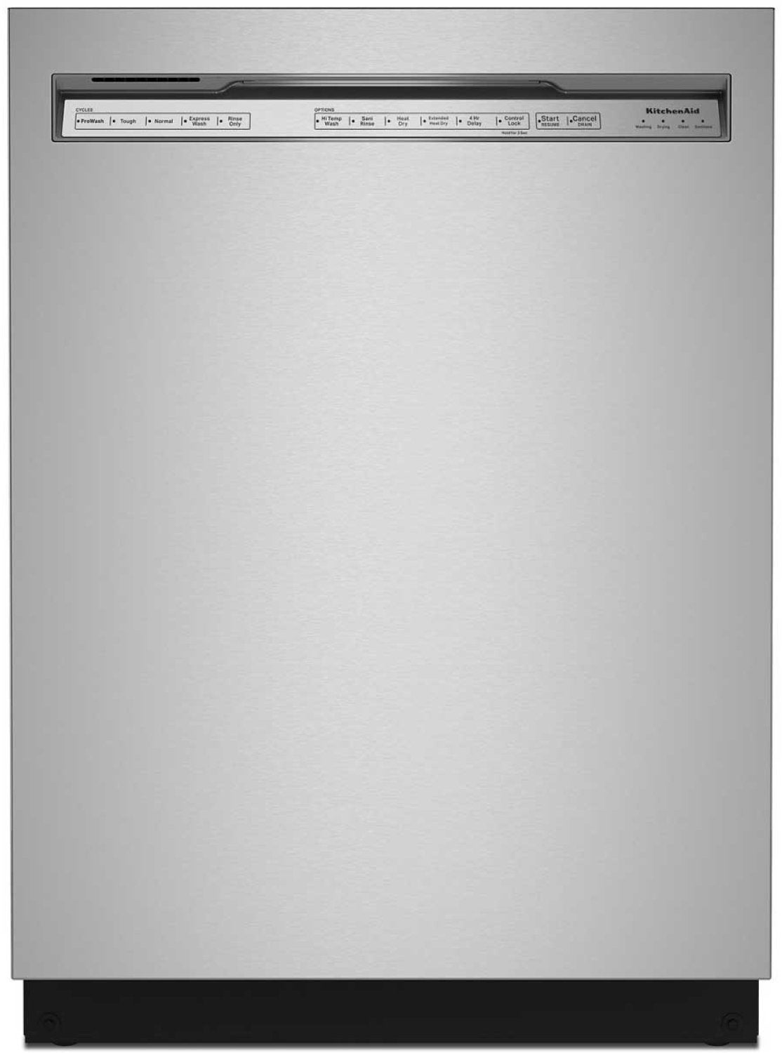 KitchenAid KDFE304RPS 24 Inch Dishwasher With Third Level Jet Rack With ...