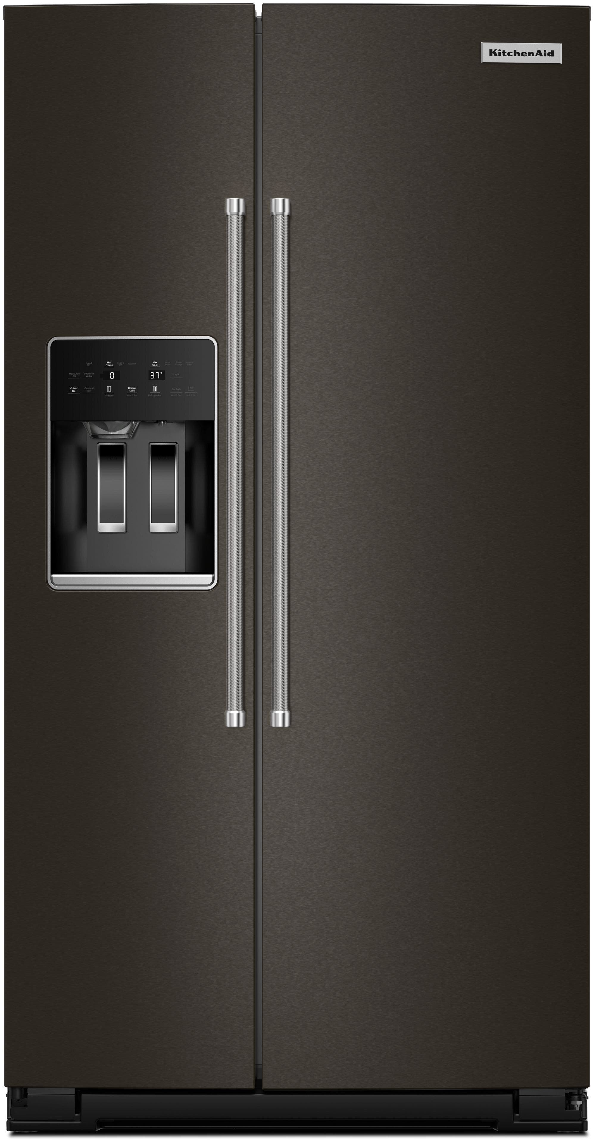 KitchenAid KRSC536RBS Black Stainless Steel with PrintShield Finish