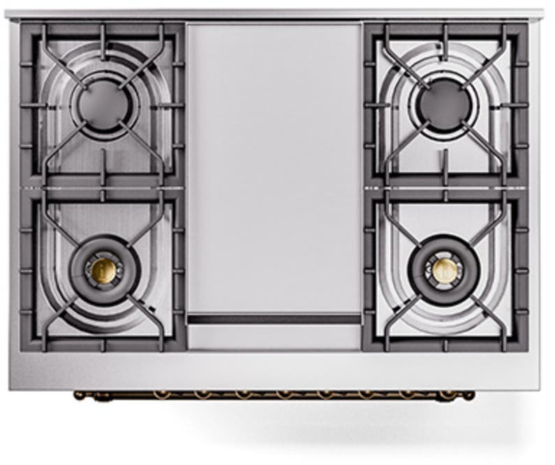 Ilve UP36FQNMPAWB Antique White With Bronze Trim