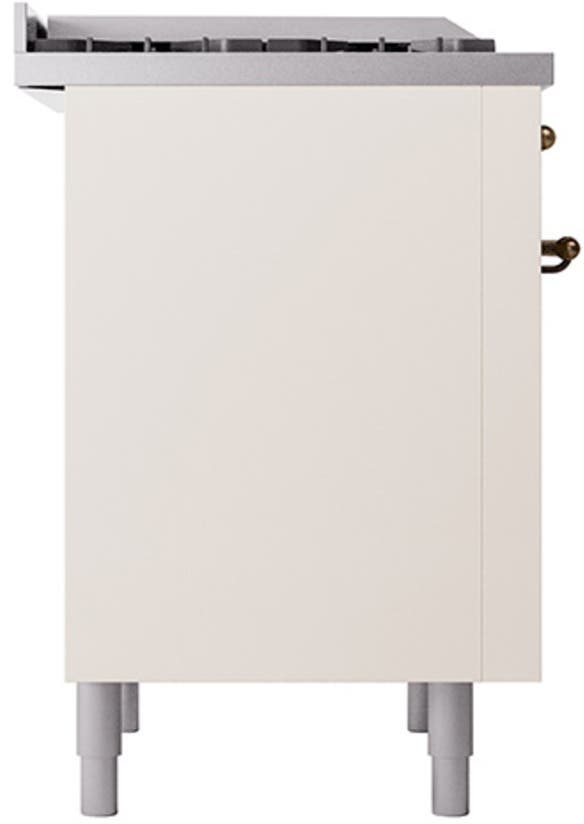 Ilve UP36FQNMPAWBLP Antique White With Bronze Trim, Lp