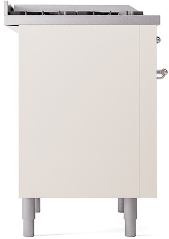 Ilve UP36FQNMPAWCLP Antique White With Chrome Trim, Lp