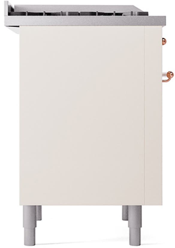 Ilve UP36FQNMPAWPLP Antique White With Copper Trim, Lp