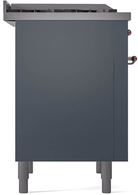 Ilve UP36FQNMPBGPLP Blue Grey With Copper Trim, Lp