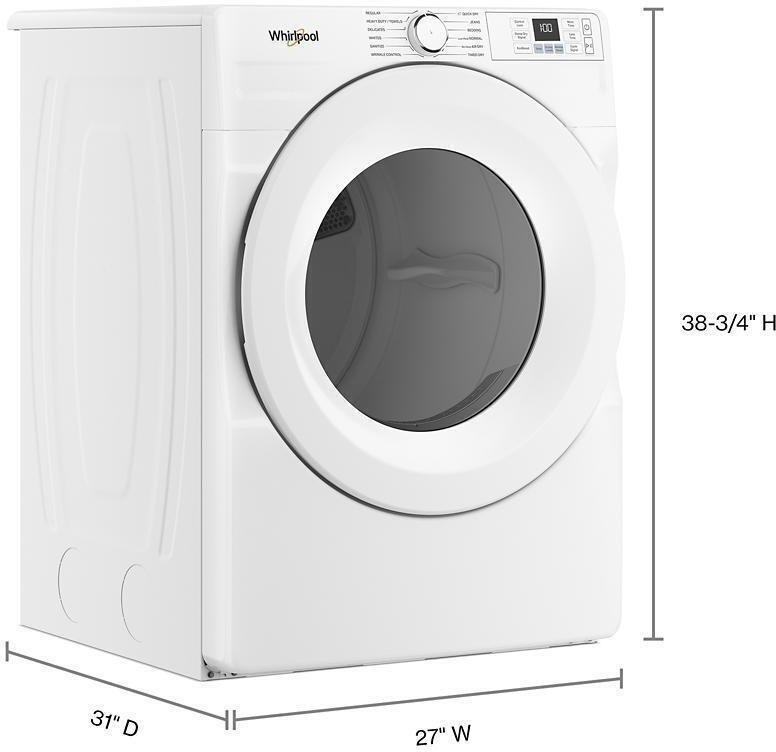 Whirlpool WED4720RW White