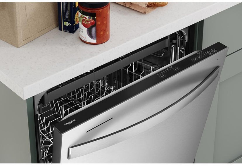 Whirlpool WDTS7024RZ 24 Inch Stainless Steel Tub Dishwasher With Global...