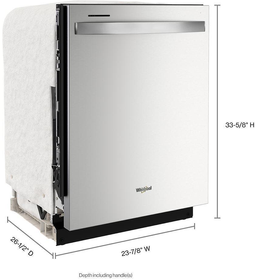Whirlpool WDTS7024RZ Fingerprint Resistant Stainless Steel