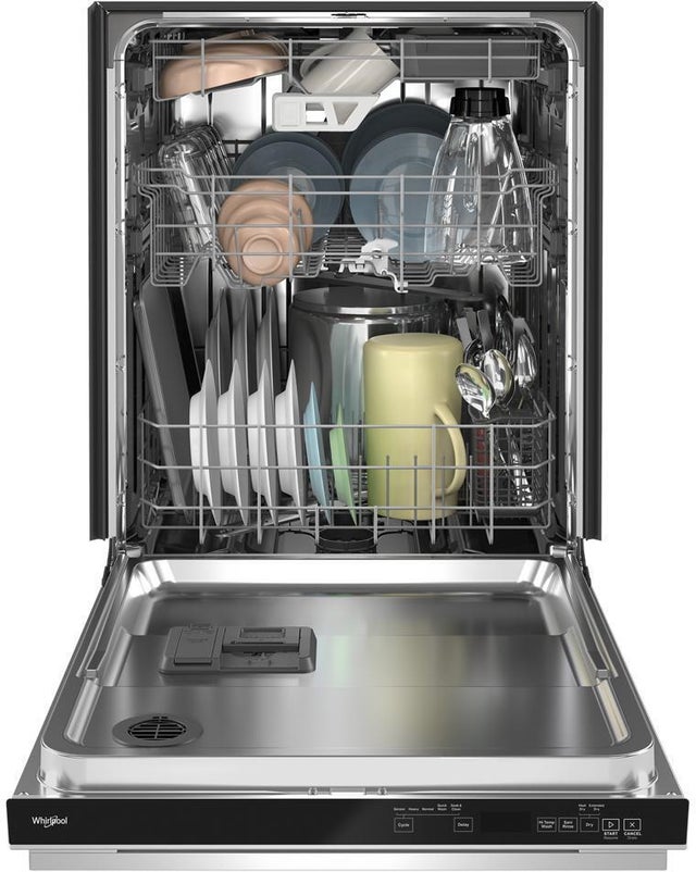 Whirlpool WDTS7024RZ 24 Inch Stainless Steel Tub Dishwasher With Global...