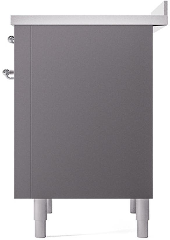 Ilve UNI366QNMPSSC Stainless Steel With Chrome Knobs