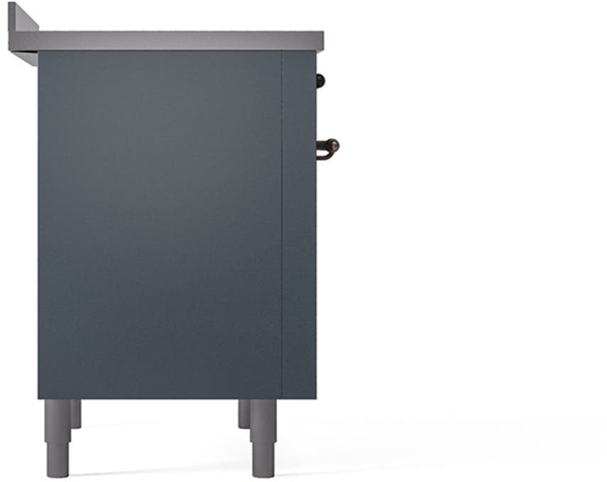 Ilve UNI366QNMPBGB Blue Grey With Bronze Knobs