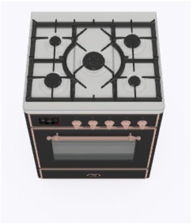 Ilve UM30DNE3MGP Natural Gas In Matte Graphite W/ Copper Trim