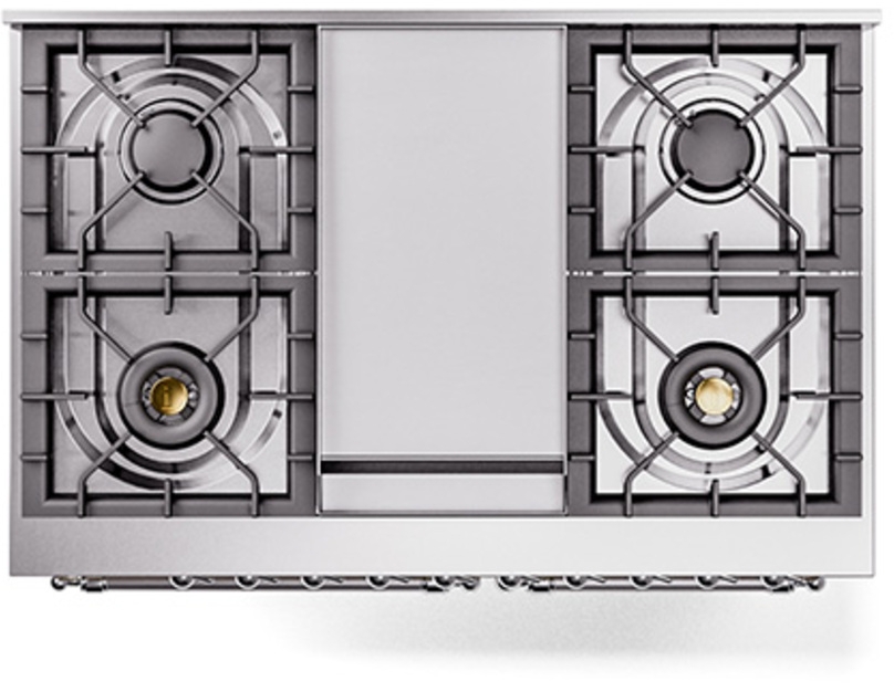 Ilve UPD40FQNMPRACLP Ral Custom Color With Chrome Knobs, Liquid Propane