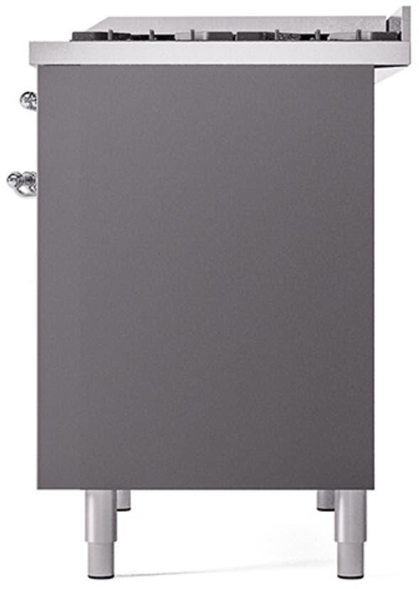 Ilve UPD40FQNMPMGCLP Graphite Matte With Chrome Trim, Lp
