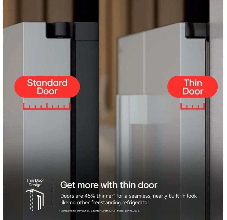 LG LF24Z6530S Printproof Stainless Steel