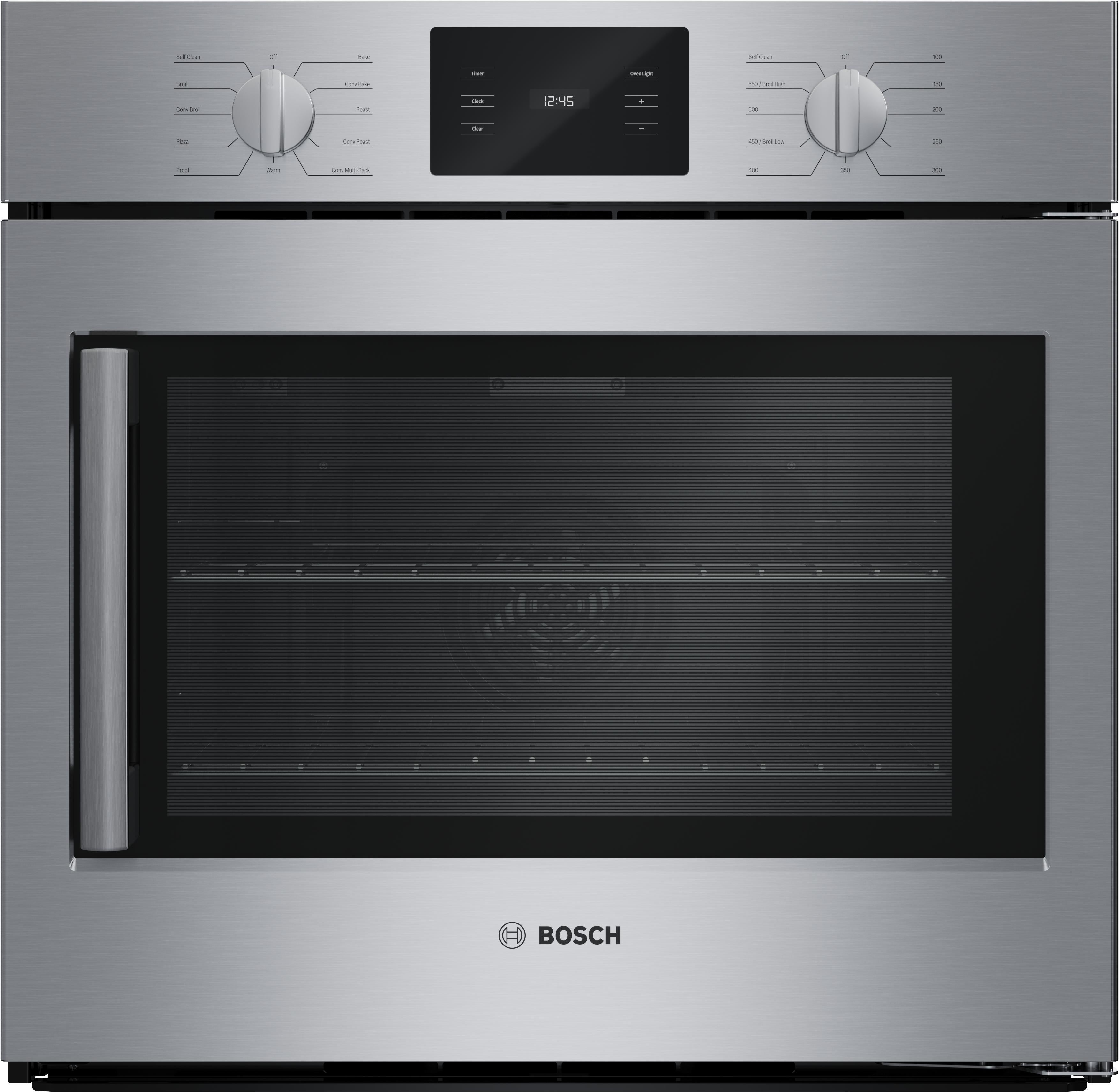 Bosch HBL5455RUC 500 Series, 30 Inch, Single Wall Oven, Stainless