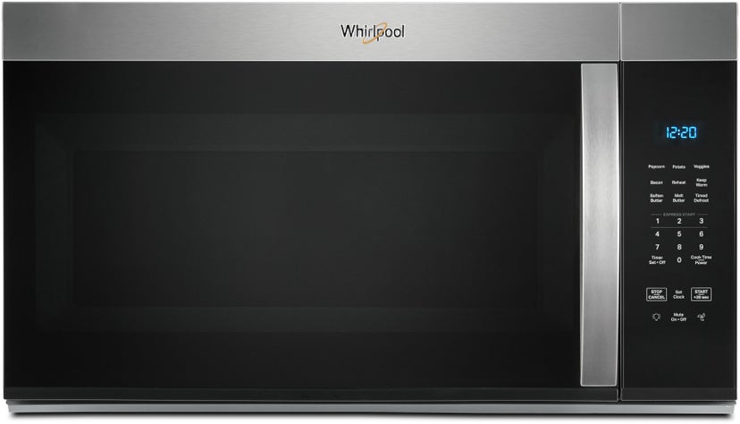 Whirlpool WMMS3130RS 1.7 Cu. Ft. Microwave Hood Combo, Fingerprint Resi...