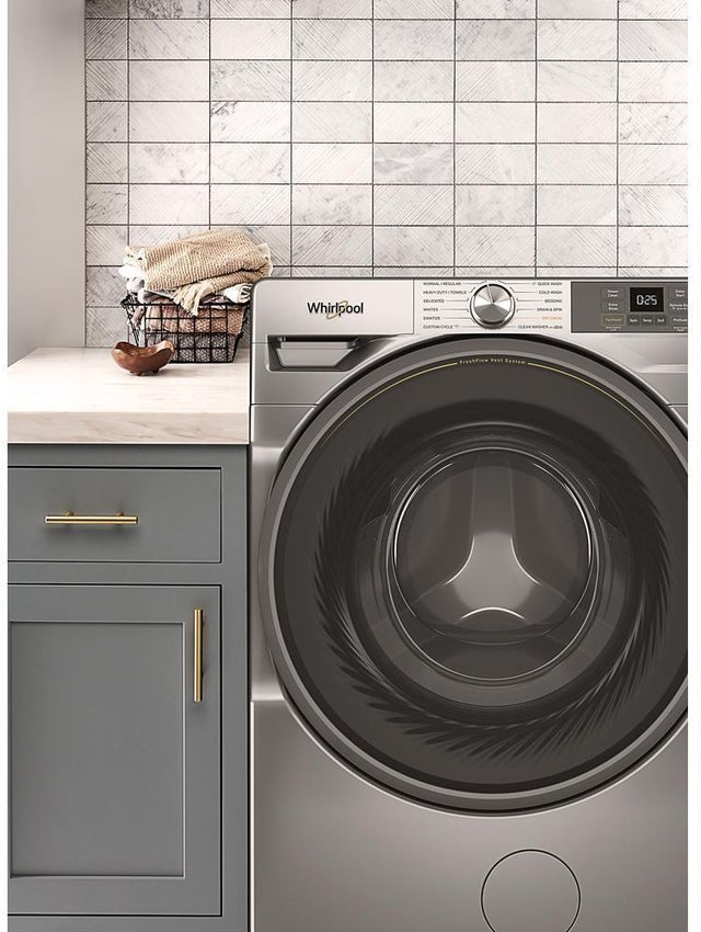 Whirlpool WFW5720RR Front Load Washer: Silver