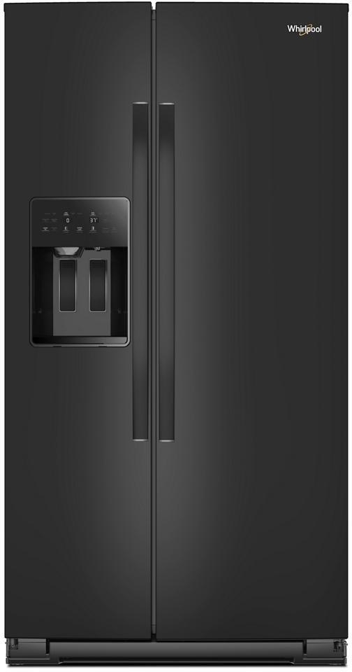 Whirlpool Side x Side Fridge (WRSC5536RB) - Black Whirlpool Side x Side Fridge (WRSC5536RB) - Black