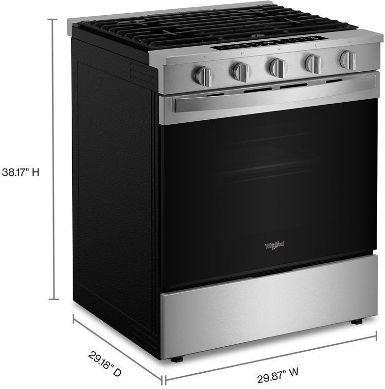 Whirlpool WSGS7530RZ Fingerprint-Resistant Stainless Steel