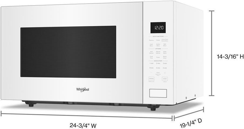 Whirlpool WMCS7024RW 2.2 CU. FT. COUNTERTOP MICROWAVE: White