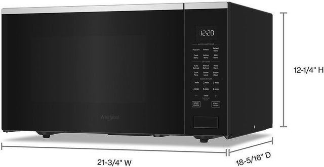 Whirlpool WMCS7022RZ 1.6 cu. ft. Sensor Cooking Countertop Microwave: S...