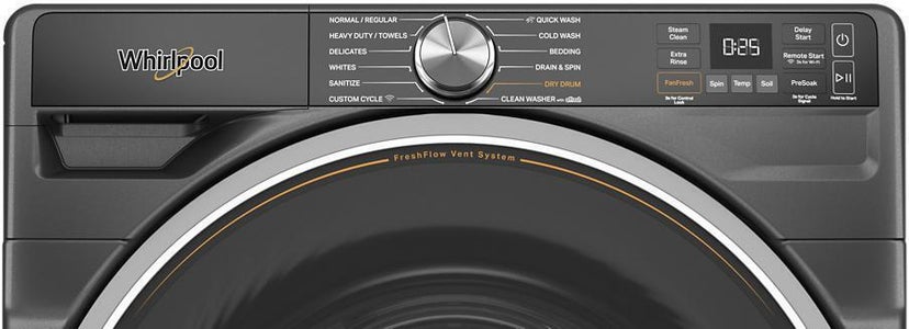 Whirlpool WFW6720RU Front Load Washer: Black