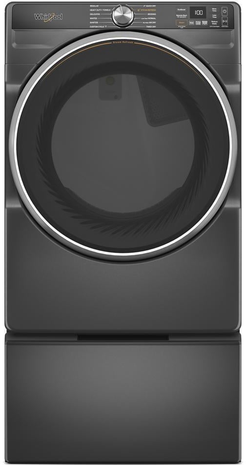 Whirlpool WGD6720RU 27 Inch Smart Gas Dryer Volcano Black