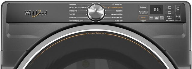 Whirlpool WGD6720RU 27 Inch Smart Gas Dryer with 7.4 cu ft Capacity, W...