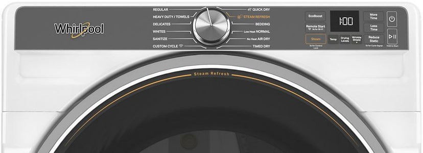 Whirlpool WGD6720RW 27" FL 6 SERIES DRYER: White