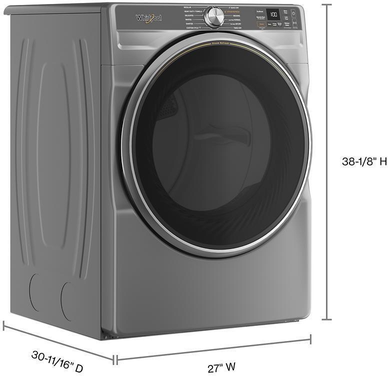 Whirlpool WED6720RR Silver