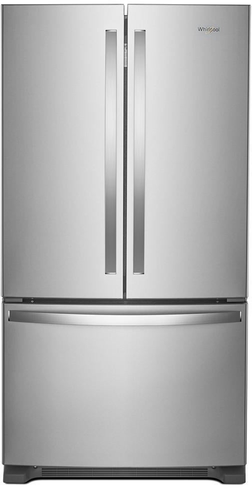 Whirlpool WRFF3036RZ 36 Inch, 25.2 Cu. Ft., Full-Depth, French Door Bot...