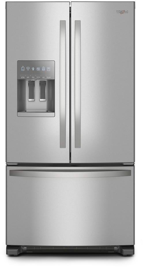 Whirlpool WRFF3436RZ 36 Inch, 25.2 Cu. Ft., Full-Depth, French Door Bot...