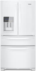 36 Inch, 25.2 Cu. Ft., Full-Depth, French Door Bottom Mount Refrigerator With Ice And Water Dispenser