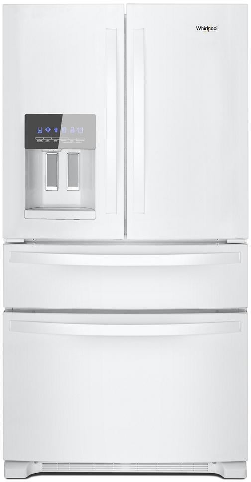 Whirlpool WRMF3636RW 36 Inch, 25.2 Cu. Ft., Full-Depth, French Door Bot...