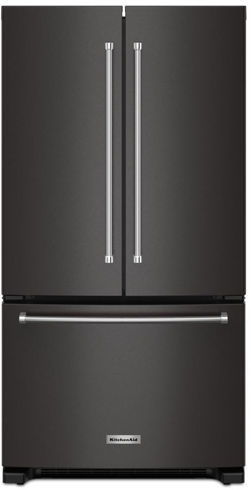 KitchenAid French Door Fridge (KRFC136RBS) - Black Stainless Steel with PrintShield™ Finish KitchenAid French Door Fridge (KRFC136RBS) - Black Stainless Steel with PrintShield™ Finish