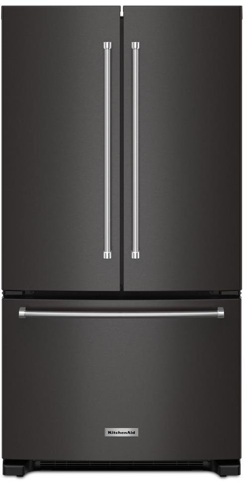 KitchenAid KRFC136RBS 36 Inch Freestanding Counter-Depth French Door Ref...