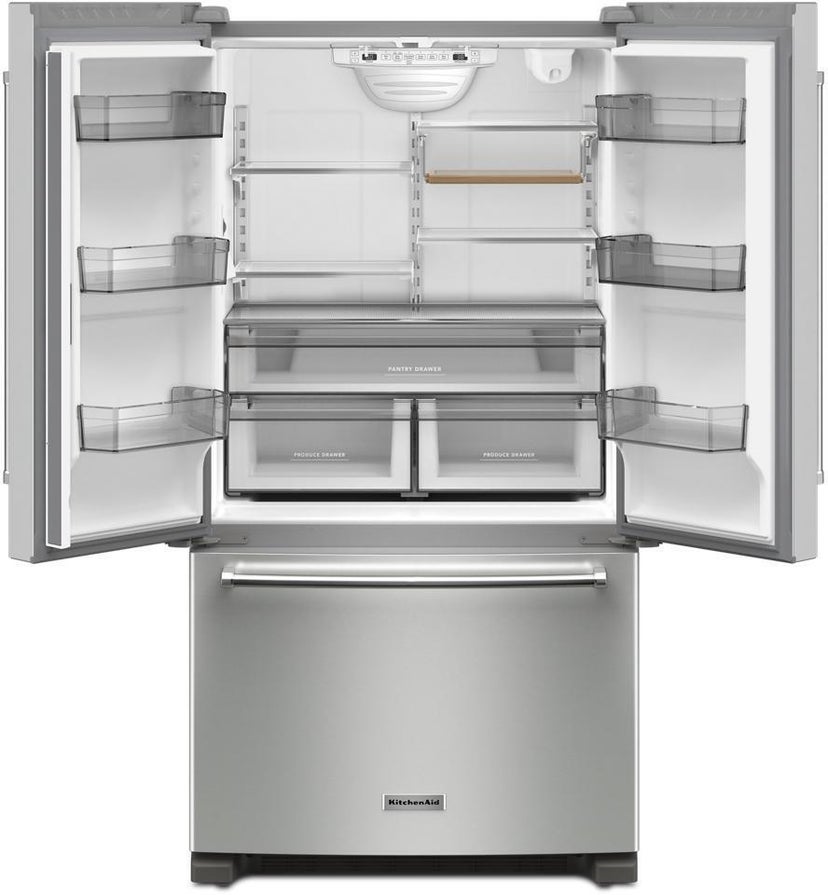 KitchenAid KRFC136RPS 36 Inch Freestanding Counter-Depth French Door Ref...