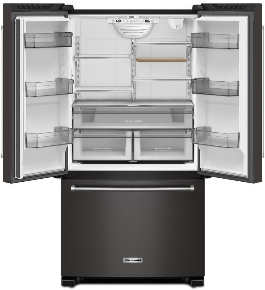 KitchenAid KRFC136RBS Black Stainless Steel with PrintShield Finish