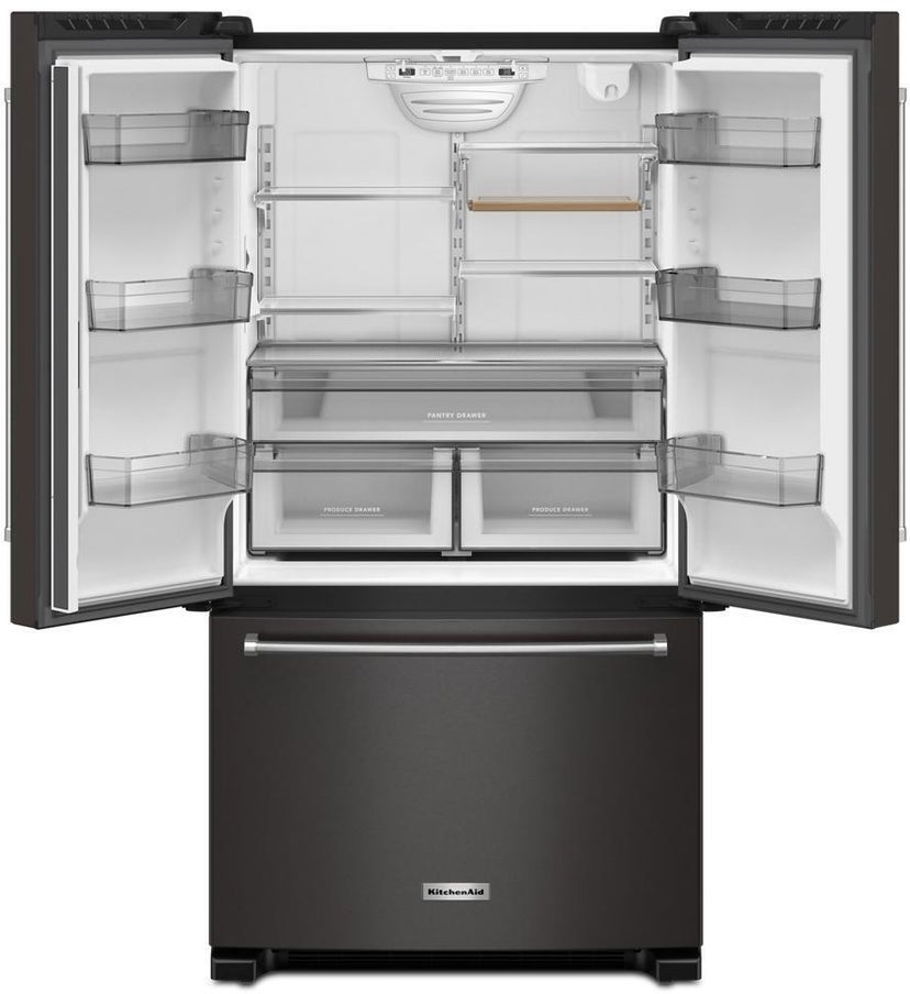 KitchenAid KRFC136RBS 36 Inch Freestanding Counter-Depth French Door Ref...