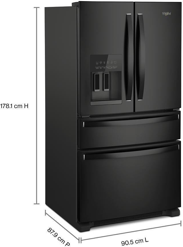 Whirlpool WRMF3636RW 36 Inch, 25.2 Cu. Ft., Full-Depth, French Door Bot...